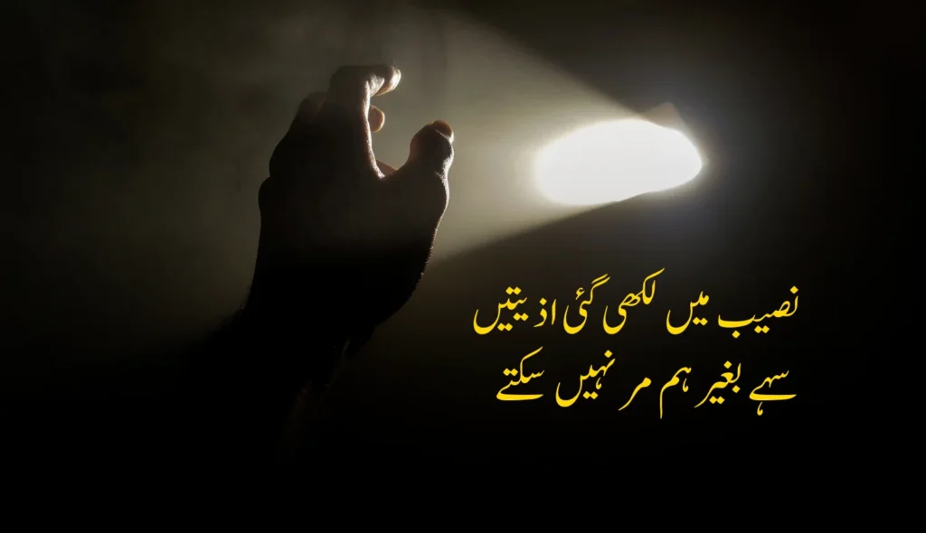 Sad Poetry in Urdu