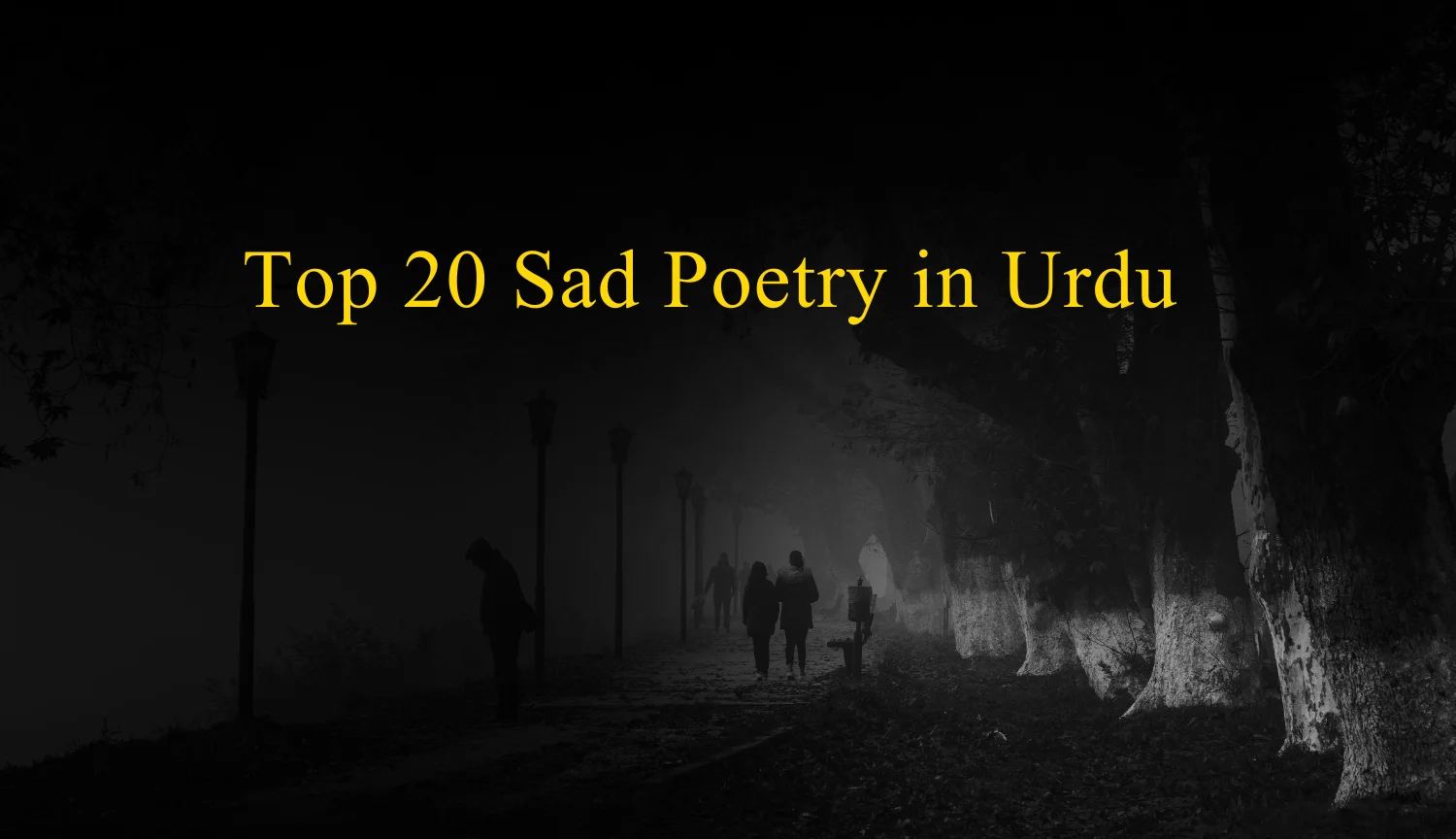 Sad Poetry in Urdu