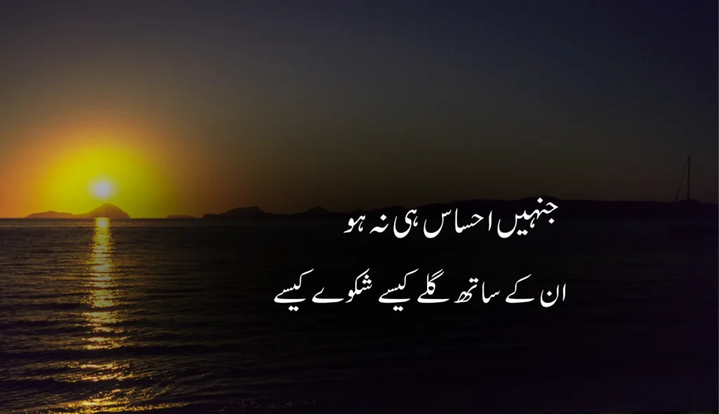 Sad Poetry in Urdu 